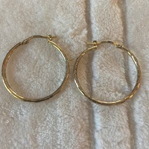 Sterling silver 925 hoop earrings Italy